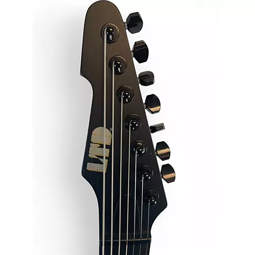 Used ESP LTD AW-7B Black Solid Body Electric Guitar Black - musicians--Friend
