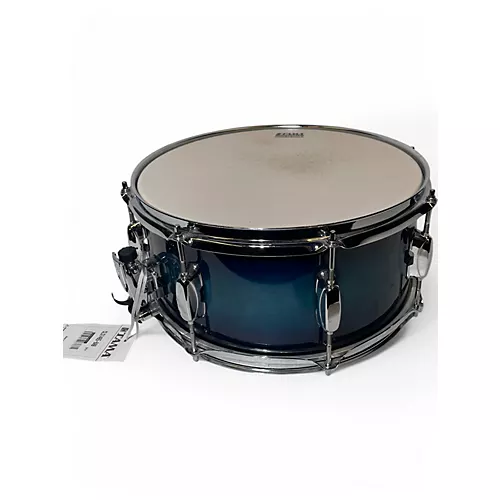 Used TAMA 6.5X14 Superstar Snare Blue Burst Drum Blue Burst 15 - musicians--Friend