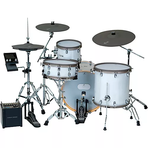 EFNOTE EF NOTE PRO 700 Standard Electronic Drum Kit White Sparkle - musicians--Friend