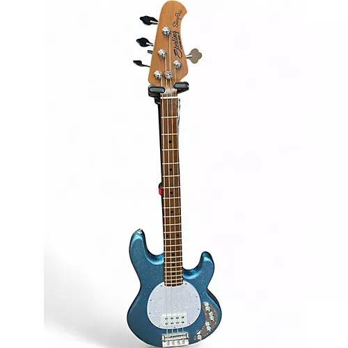 Used Sterling by Music Man Ray34 BLUE SPARKLE Electric Bass Guitar BLUE SPARKLE - musicians--Friend
