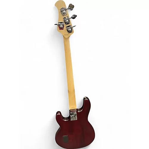 Used Sterling by Music Man Stingray Sub 4 Walnut Electric Bass Guitar Walnut - musicians--Friend
