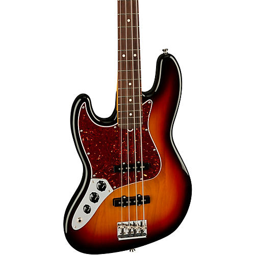 Fender American Professional II Jazz Bass Rosewood Fingerboard Left-Handed Olympic White - musicians--Friend