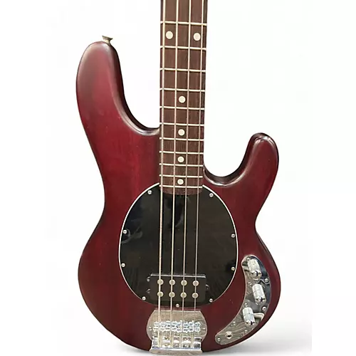 Used Sterling by Music Man Stingray Sub 4 Walnut Electric Bass Guitar Walnut - musicians--Friend