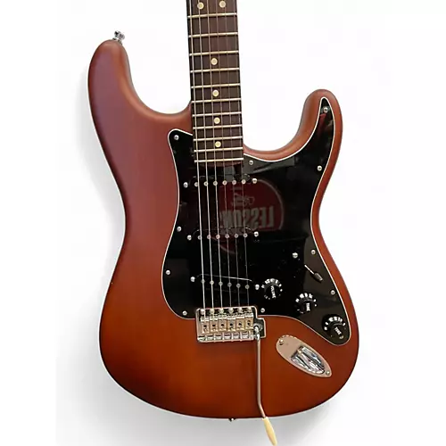Used 2024 Fender American Performer Timber Stratocaster Sassafras Mocha Solid Body Electric Guitar Mocha - musicians--Friend