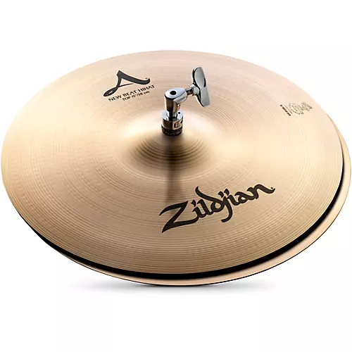 Zildjian A Series New Beat Hi-Hat Cymbal Pair 14 in. - musicians--Friend