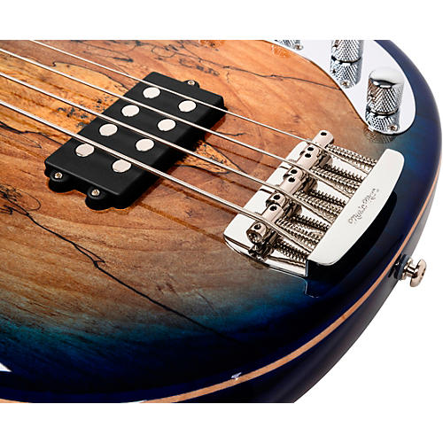 Ernie Ball Music Man BFR StingRay Special 4 Electric Bass Guitar Paua Blue Burst - musicians--Friend