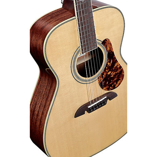 Alvarez MF60E Herringbone Folk-OM Acoustic-Electric Guitar Natural - musicians--Friend