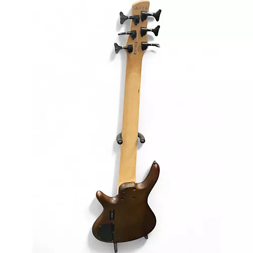 Used Ibanez GSR206 6 String Brown Electric Bass Guitar Brown - musicians--Friend