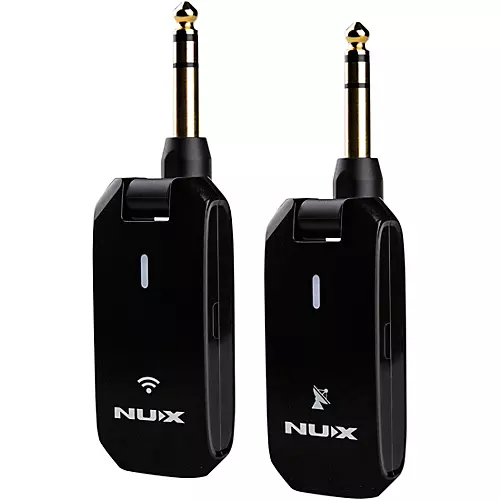 NUX C-5RC 5.8GHz Wireless Guitar System With Charging Case Black - musicians--Friend