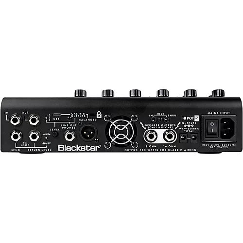 Blackstar AMPED 3 100W Guitar Power Amplifier With 3 Channels Black - musicians--Friend