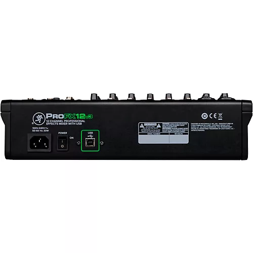 Mackie ProFX12v3 12-Channel Professional Effects Mixer With USB - musicians--Friend