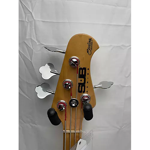 Used Sterling by Music Man Sub series Black Electric Bass Guitar Black - musicians--Friend