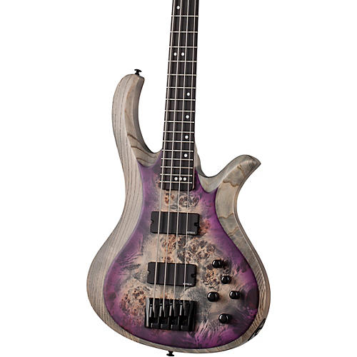 Schecter Guitar Research Riot-4 Bass Aurora Burst - musicians--Friend