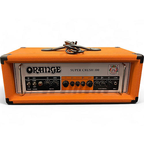Used Orange Amplifiers Super Crush 100H Solid State Guitar Amp Head - musicians--Friend