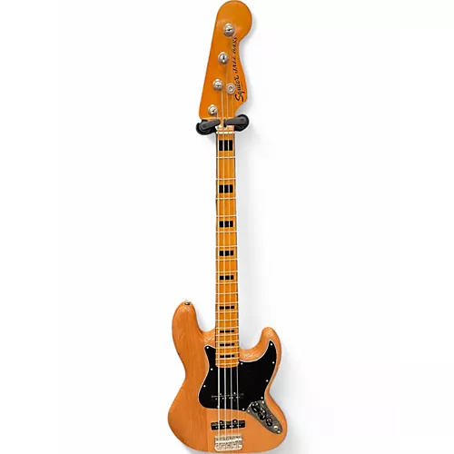 Used Squier Classic Vibe 70s Jazz Bass NATURAL Electric Bass Guitar NATURAL - musicians--Friend