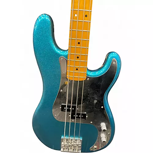 Used Fender Steve Harris Signature Precision Bass Lake Placid Blue Electric Bass Guitar Lake Placid Blue - musicians--Friend