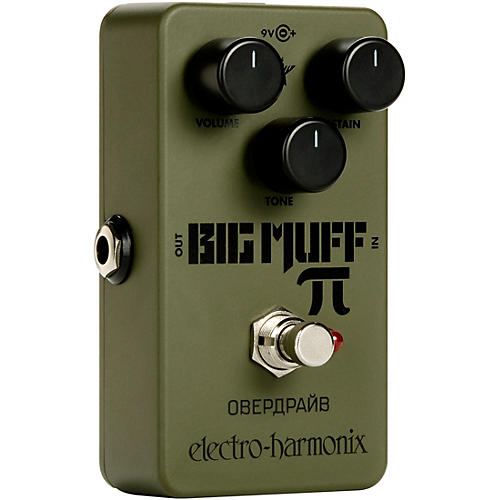 Electro-Harmonix Green Russian Big Muff Distortion and Sustainer Effects Pedal - musicians--Friend