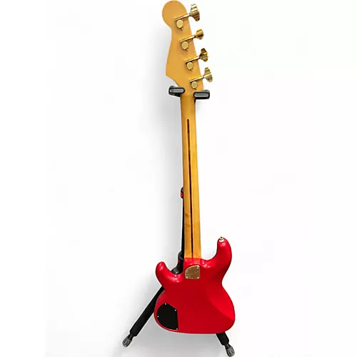 Used 1989 Fender PRECISION BASS Candy Apple Red Electric Bass Guitar Candy Apple Red - musicians--Friend