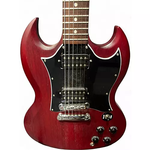 Used 2016 Gibson sg cherry solid body  matte cherry Solid Body Electric Guitar matte cherry - musicians--Friend
