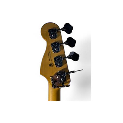 Used Fender American Ultra Precision Bass Platinum Electric Bass Guitar Platinum - musicians--Friend
