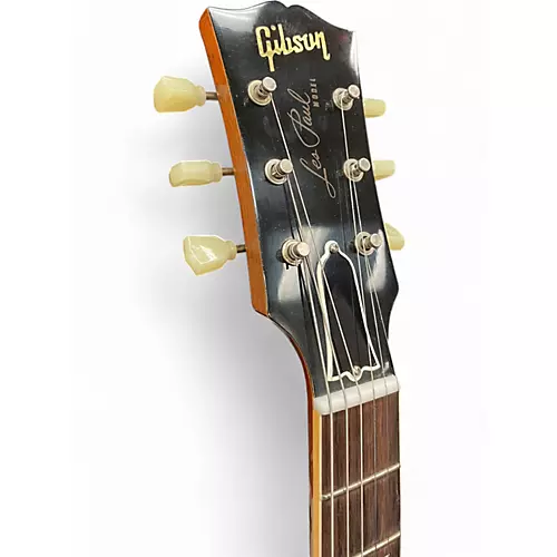 Used Gibson 1956 custom shop les paul standard Gold Top Solid Body Electric Guitar Gold Top - musicians--Friend