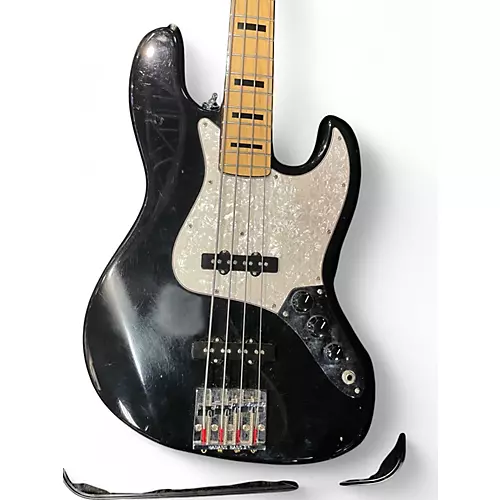 Used 2008 Fender GETTY LEE JAZZ BASS Black Electric Bass Guitar Black - musicians--Friend