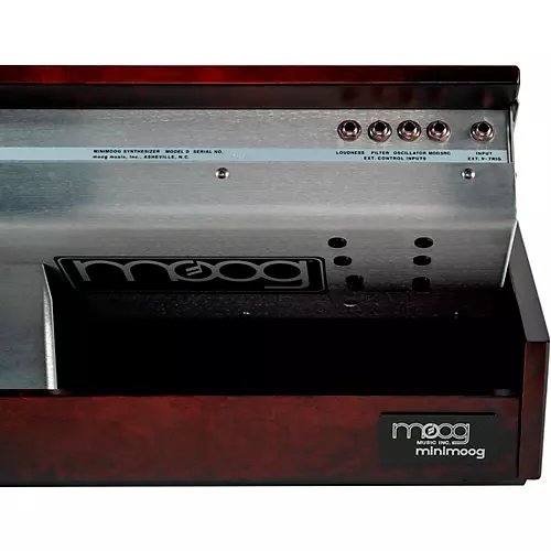 Moog Minimoog Model D Monophonic Analog Synthesizer Dark Cherry - musicians--Friend