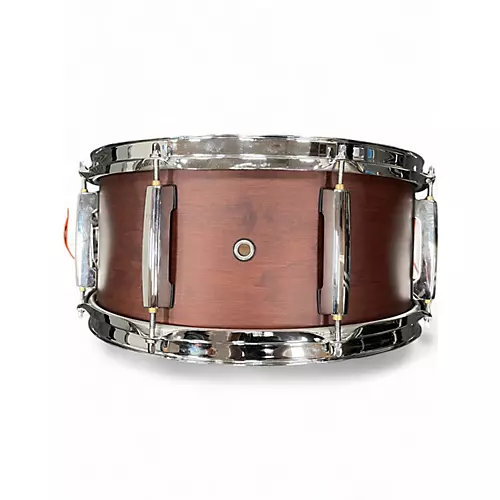 Used Pearl 6.5X14 Modern Utility Maple Snare Brown Drum Brown 15 - musicians--Friend