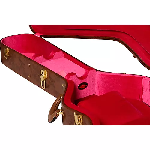 Gibson Lifton Historic Brown/Pink Hardshell Case, ES-335 - musicians--Friend