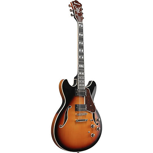 Ibanez AS113 Artstar Semi-Hollow Electric Guitar Brown Sunburst - musicians--Friend