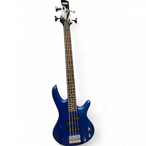 Used Ibanez  GSRM20 Short Scale Starlight Blue Electric Bass Guitar Starlight Blue - musicians--Friend