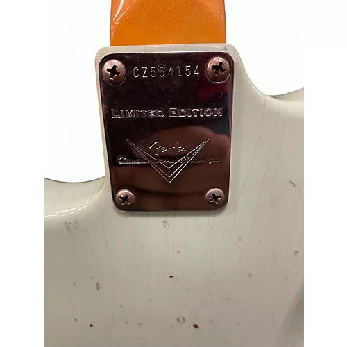 Used 2021 Fender Limited Edition 60's Journeyman Stratocaster Surf Green Solid Body Electric Guitar Surf Green - musicians--Friend