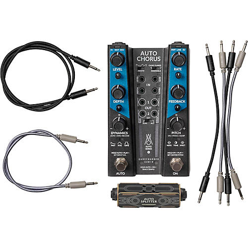 Gamechanger Audio AUTO CHORUS Pitch and Dynamics Responsive Chorus Effects Pedal Black - musicians--Friend