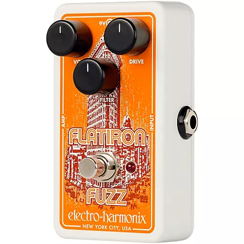 Electro-Harmonix Flatiron Fuzz Op-Amp Powered Fuzz/Distortion Effects Pedal - musicians--Friend