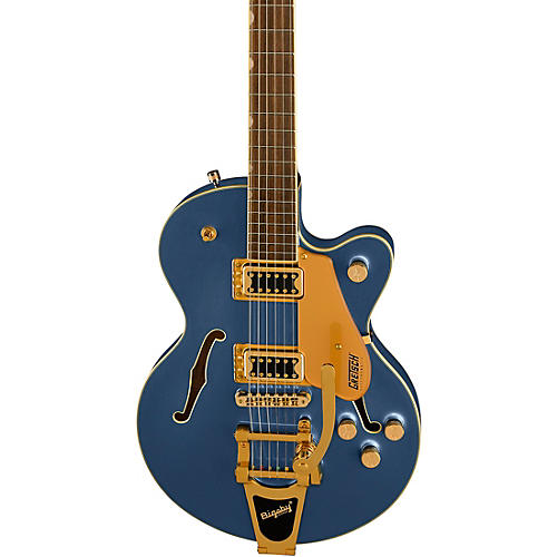 Gretsch Guitars G5655TG Electromatic Center Block Jr. Single-Cut With Bigsby Electric Guitar Cerulean Smoke - musicians--Friend