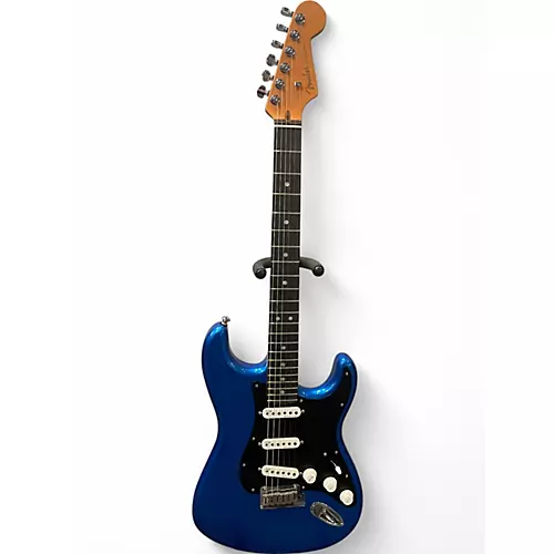 Used 2024 Fender American Ultra II Stratocaster Noble Blue Solid Body Electric Guitar Noble Blue - musicians--Friend