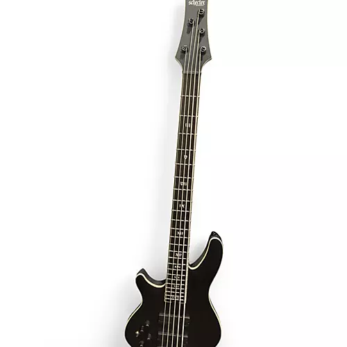 Used Schecter Guitar Research SLS EVIL TWIN-5 Satin Black Electric Bass Guitar Satin Black - musicians--Friend