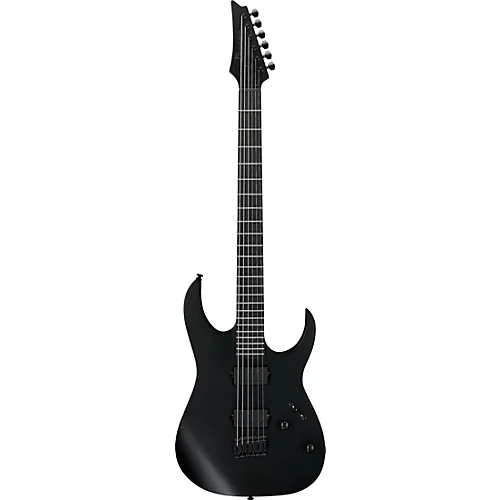 Ibanez RG Iron Label Baritone Electric Guitar Flat Black - musicians--Friend