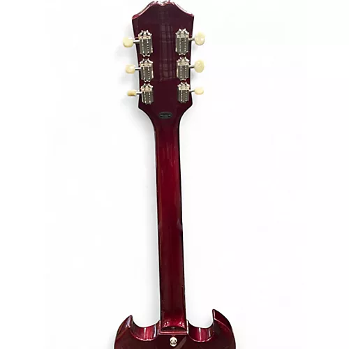 Used Epiphone SG SPECIAL P-90 sparkling burgundy Solid Body Electric Guitar sparkling burgundy - musicians--Friend