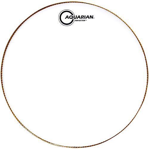 Aquarian Ice White Reflector Drum Head 18 in. - musicians--Friend