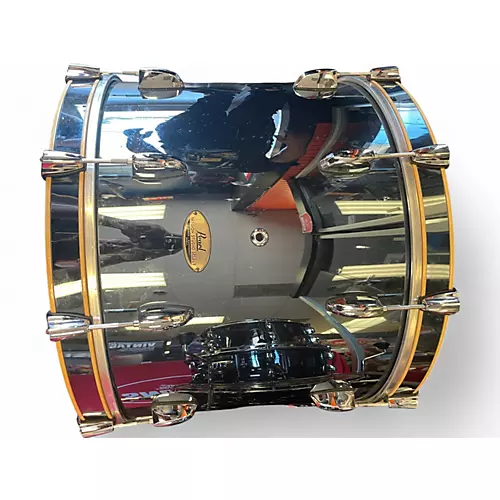 Used Pearl 4 Piece SESSION STUDIO SELECT Black Chrome Drum Kit Black Chrome - musicians--Friend