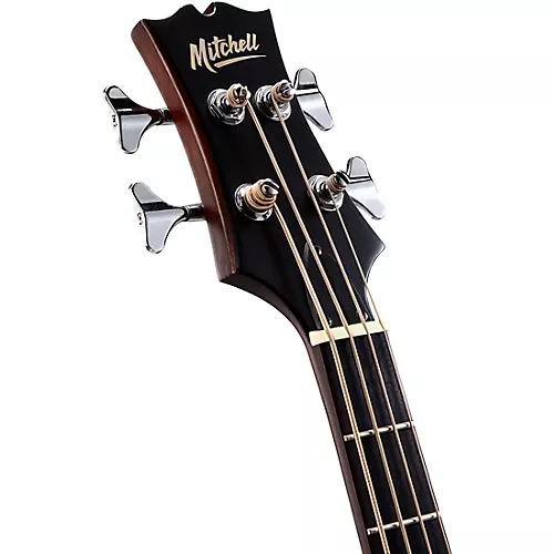 Mitchell T239B-CE-BST Terra Acoustic-Electric Bass Guitar Edge Burst - musicians--Friend