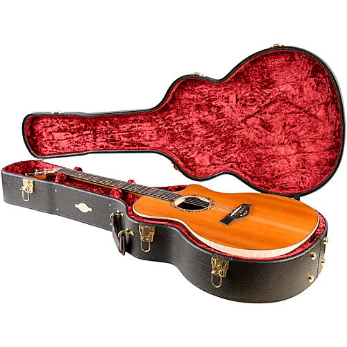 Taylor Custom Western Red Cedar-Grafted Walnut Grand Auditorium Acoustic-Electric Guitar Shaded Edge Burst - musicians--Friend