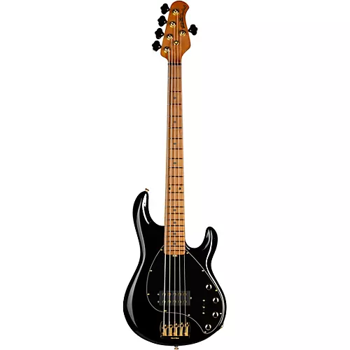 Ernie Ball Music Man StingRay5 Special H 5-String Electric Bass Guitar Black and Chrome - musicians--Friend
