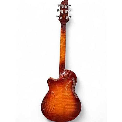 Used C.p. Thornton Guitars Elite E-1 Dark Cherry Sunburst Hollow Body Electric Guitar Dark Cherry Sunburst - musicians--Friend