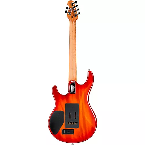 Ernie Ball Music Man Luke 3 HH Flame Maple Top Rosewood Fingerboard Electric Guitar Cherry Burst - musicians--Friend