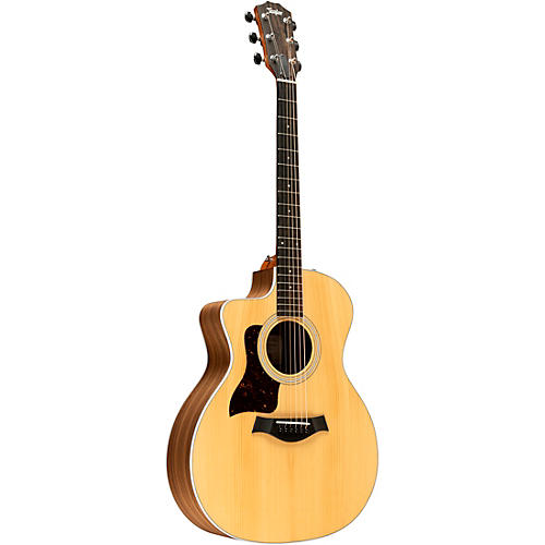 Taylor 214ce Grand Auditorium Left-Handed Acoustic-Electric Guitar Natural - musicians--Friend