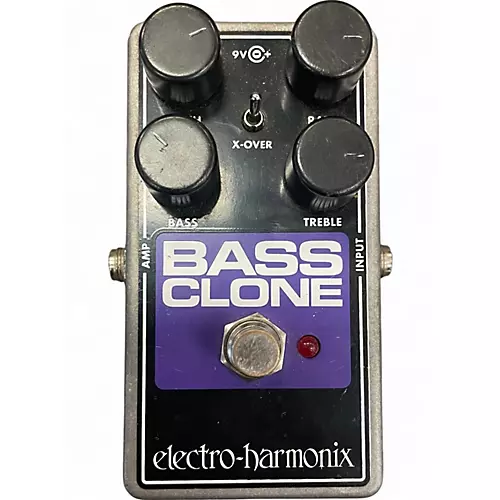 Used Electro-Harmonix Bass Clone Analog Chorus Bass Effect Pedal - musicians--Friend