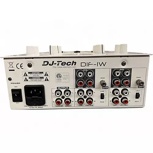 Used DJ TECH DIF-1W DJ Mixer - musicians--Friend