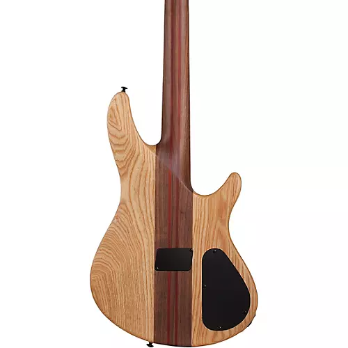 Schecter Guitar Research Charles Berthoud CB-4 Left-Handed Electric Bass See Thru Black Satin - musicians--Friend